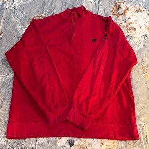 POLO GOLF RED SWEATER VTG